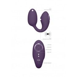 Vibratore Doppio Punto G e Clito Aika Viola Vibratore Doppio Punto G e Clito Aika Viola