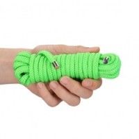 Corda BDSM fluorescente verde neon 5 metri