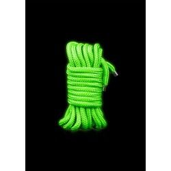 Corda BDSM fluorescente verde neon 5 metri Corda BDSM fluorescente verde neon 5 metri