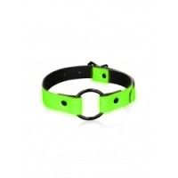 O-Ring Gag BDSM verde fluo/nero Ouch!