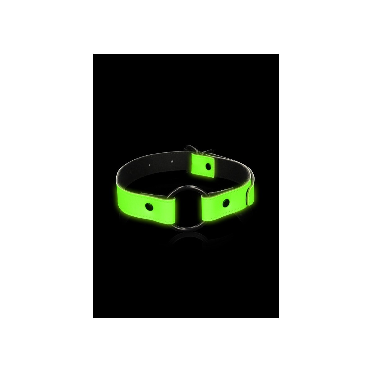 Morso O-Ring Gag - Glow in the Dark - Neon Green/Black