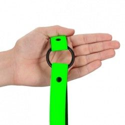 O-Ring Gag BDSM verde fluo/nero Ouch! O-Ring Gag BDSM verde fluo/nero Ouch!