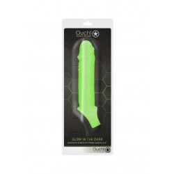 Guaina fallica Smooth 15.5 cm verde fluo Guaina fallica Smooth 15.5 cm verde fluo