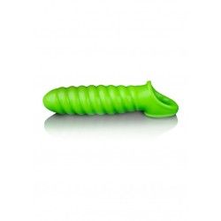 Guaina fallica Swirl 15 cm verde fluo Guaina fallica Swirl 15 cm verde fluo
