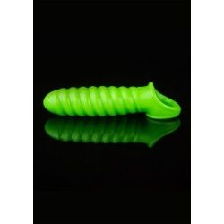 Guaina fallica Swirl 15 cm verde fluo Guaina fallica Swirl 15 cm verde fluo