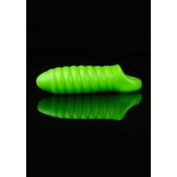 Guaina fallica Swirl Thick 16 cm verde fluo Guaina fallica Swirl Thick 16 cm verde fluo