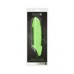 Guaina fallica Smooth Thick 16 cm verde fluo Guaina fallica Smooth Thick 16 cm verde fluo