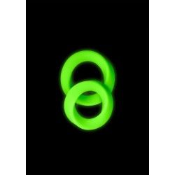 Anelli fallici kit 2 pz verde fluo Anelli fallici kit 2 pz verde fluo