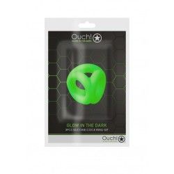 Anello pene e testicoli verde fluo Anello pene e testicoli verde fluo