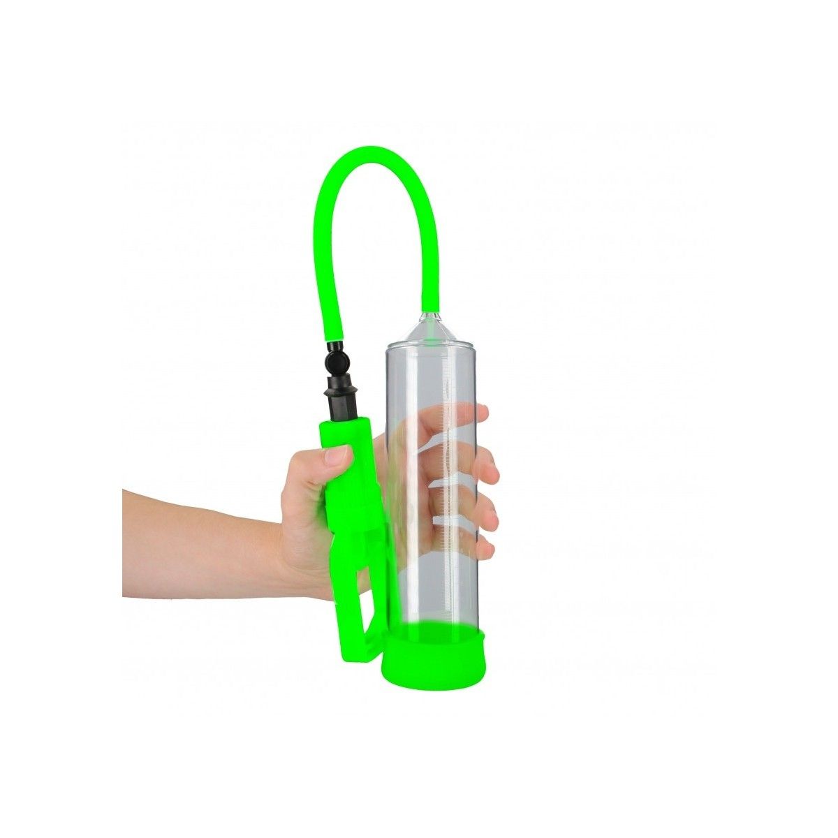 Pompa per pene Comfort Beginner Pump - Glow in the Dark - Neon Green