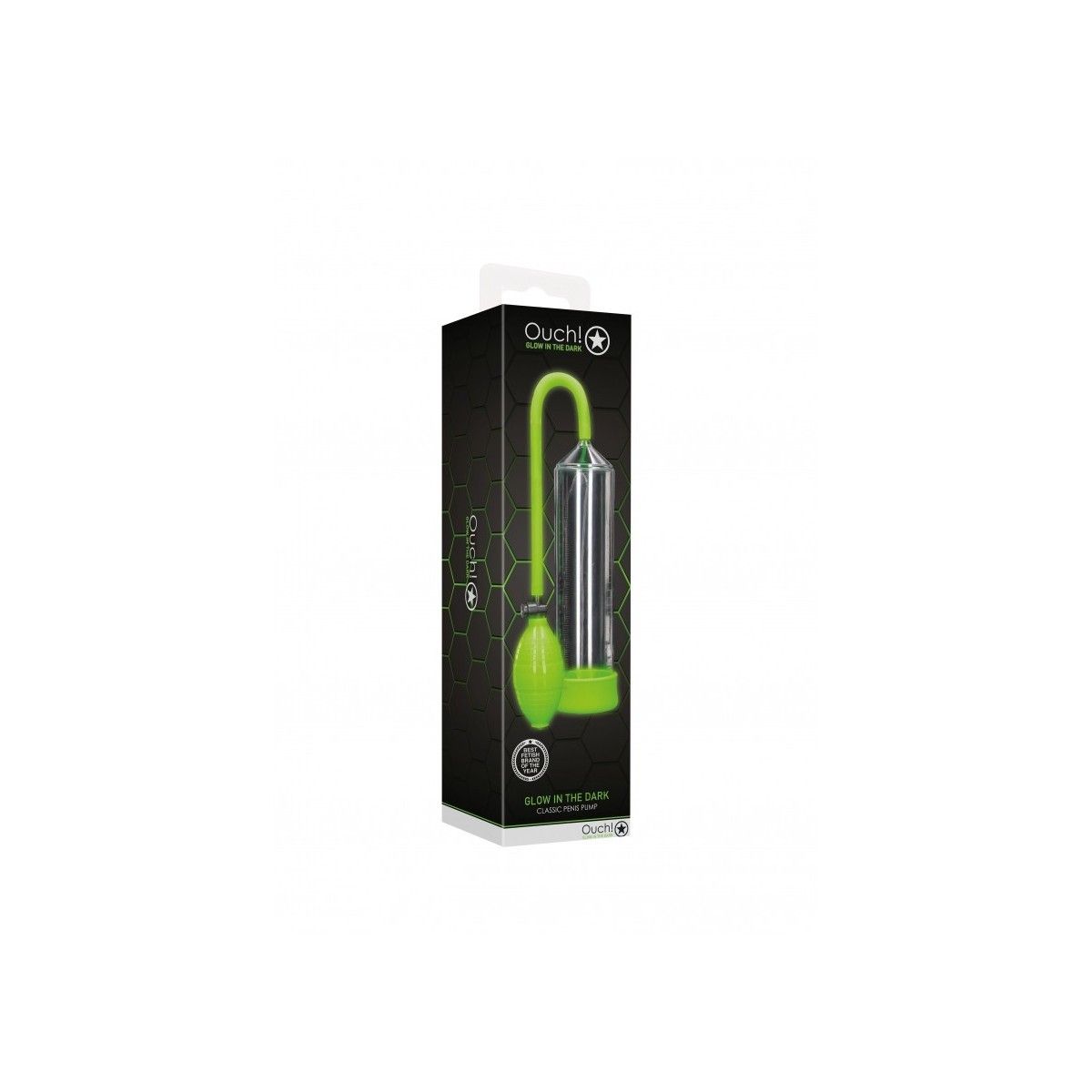 Sviluppatore pompa Classic Penis Pump - Glow in the Dark - Neon Green