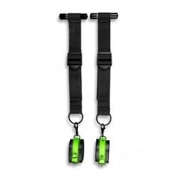 Manette per porta verde fluo/nero Ouch! Manette per porta verde fluo/nero Ouch!