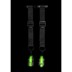 Manette per porta verde fluo/nero Ouch! Manette per porta verde fluo/nero Ouch!