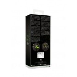 Imbracatura Strapon con fallo verde fluo/nero Imbracatura Strapon con fallo verde fluo/nero