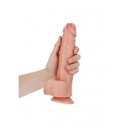 Fallo big realistico con palle 25 cm chiaro Fallo big realistico con palle 25 cm chiaro
