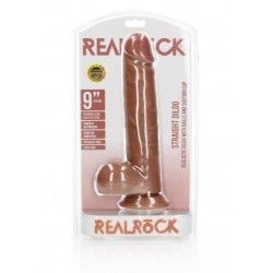 Fallo big realistico con palle 25 cm mulatto Fallo big realistico con palle 25 cm mulatto