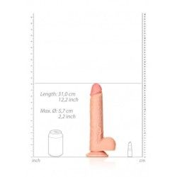 Dildo XL realistico pelle chiara 31 cm Dildo XL realistico pelle chiara 31 cm