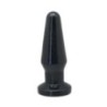 Plug anale nero solid M 12 cm