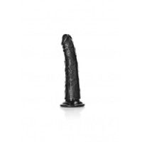 Fallo piccolo con ventosa 17.5 cm nero