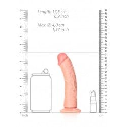 Fallo grosso con ventosa 17.5 cm chiaro Fallo grosso con ventosa 17.5 cm chiaro