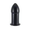 Plug anale trainer nero Medium 11,7 cm Plug anale trainer nero Medium 11,7 cm