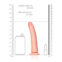 Dildo con ventosa 20 cm pelle chiara Dildo con ventosa 20 cm pelle chiara