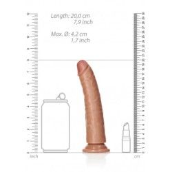 Dildo con ventosa 20 cm pelle mulatta Dildo con ventosa 20 cm pelle mulatta