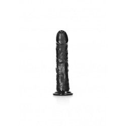 Dildo realistico curvo ventosa 20 cm nero Dildo realistico curvo ventosa 20 cm nero