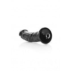Dildo realistico curvo ventosa 20 cm nero Dildo realistico curvo ventosa 20 cm nero
