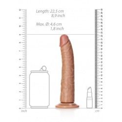 Fallo maxi slim ventosa 22,5 cm mulatto Fallo maxi slim ventosa 22,5 cm mulatto
