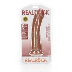 Dildo XL curvo ventosa 25 cm mulatto Dildo XL curvo ventosa 25 cm mulatto
