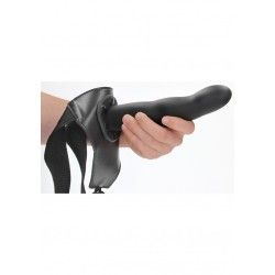 Fallo Strap-On Curvo 20 cm nero Fallo Strap-On Curvo 20 cm nero