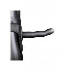 Fallo Strap-On Curvo 20 cm Gun Metal Fallo Strap-On Curvo 20 cm Gun Metal