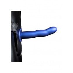 Fallo Strap-On Curvo 20 cm Metallic Blue Fallo Strap-On Curvo 20 cm Metallic Blue