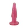 Plug anale glitterato rosa 12 cm Plug anale glitterato rosa 12 cm