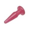 Plug anale glitterato rosa 12 cm Plug anale glitterato rosa 12 cm