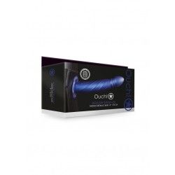 Fallo Strap-On Twisted 20 cm Metallic Blue Fallo Strap-On Twisted 20 cm Metallic Blue