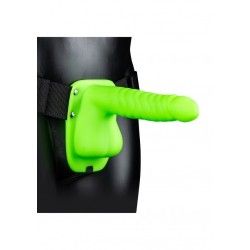 Fallo Strap-On Ribbed 21 cm verde fluo/nero Fallo Strap-On Ribbed 21 cm verde fluo/nero