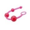 Palline anali graduate rosa 20 cm Palline anali graduate rosa 20 cm
