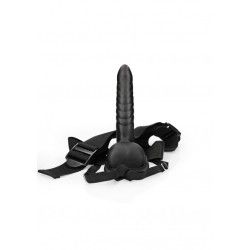Fallo Strap-On Ribbed 21 cm nero Fallo Strap-On Ribbed 21 cm nero