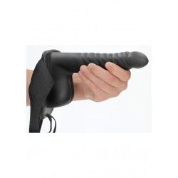 Fallo Strap-On Ribbed 21 cm nero Fallo Strap-On Ribbed 21 cm nero