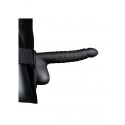 Fallo Strap-On Ribbed 21 cm nero Fallo Strap-On Ribbed 21 cm nero