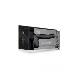Fallo Strap-On Ribbed 21 cm nero Fallo Strap-On Ribbed 21 cm nero