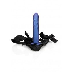 Fallo Strap-On Textured 20 cm Metallic Blue Fallo Strap-On Textured 20 cm Metallic Blue