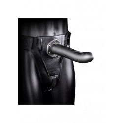 Fallo Strap-On Textured 20 cm Gun Metal Fallo Strap-On Textured 20 cm Gun Metal