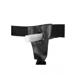 Fallo Strap-On Textured 20 cm nero Fallo Strap-On Textured 20 cm nero