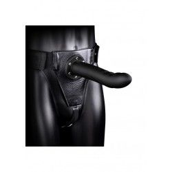 Fallo Strap-On Textured 20 cm nero Fallo Strap-On Textured 20 cm nero