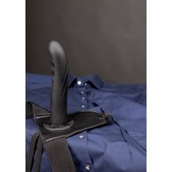 Fallo Strap-On Textured 20 cm nero Fallo Strap-On Textured 20 cm nero