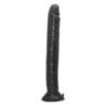 Dildo maxi slim Nerone nero 32 cm Dildo maxi slim Nerone nero 32 cm