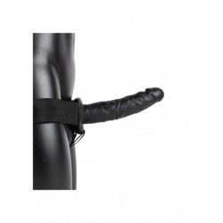 Fallo Strapon cavo 24,5 cm nero Fallo Strapon cavo 24,5 cm nero